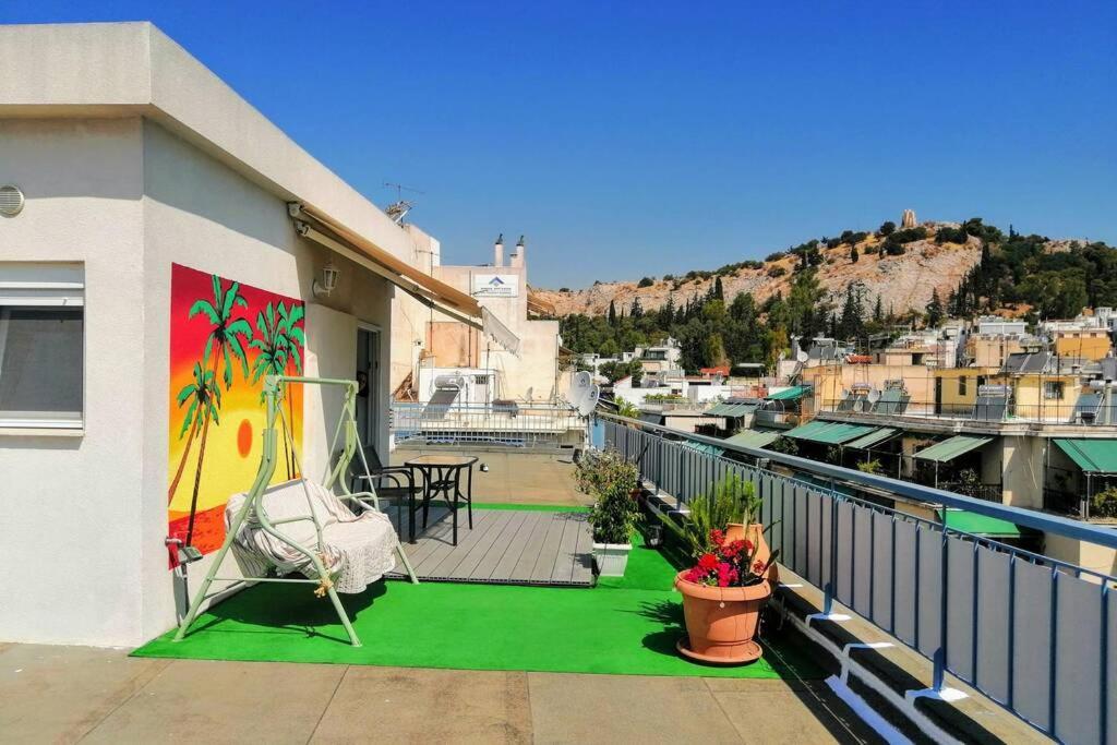 Rooftop Studio, Acropolis View! Athens Exterior photo