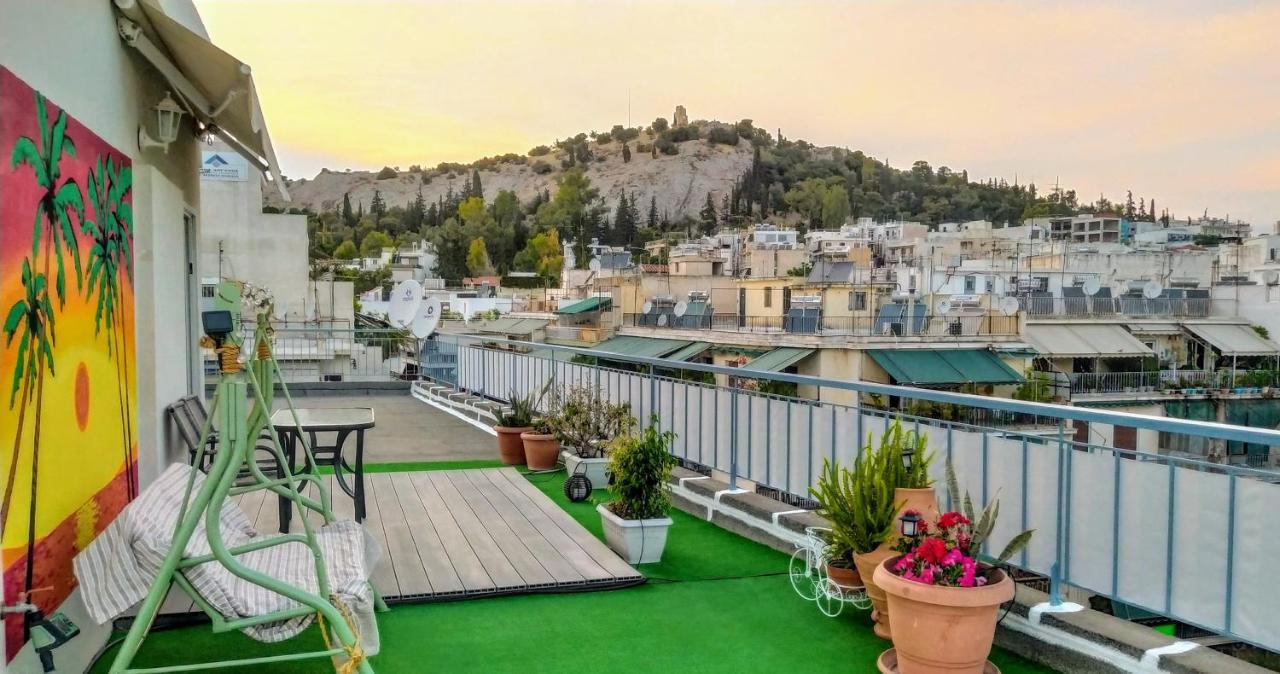 Rooftop Studio, Acropolis View! Athens Exterior photo